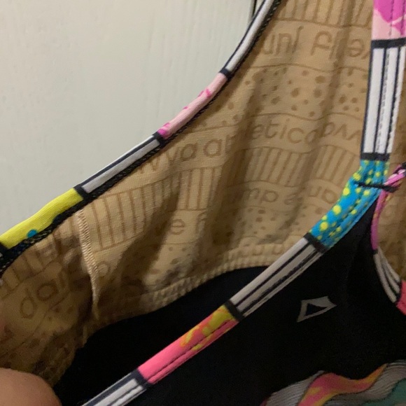 Ivivva Black & Neon Spaghetti Strap Tank Top - Picture 5 of 6